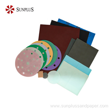 Flexible Film Sandpaper Soft Film Sanding Paper Discs